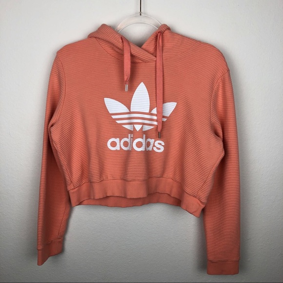 adidas Tops - Adidas Cropped Hoodie Size Medium